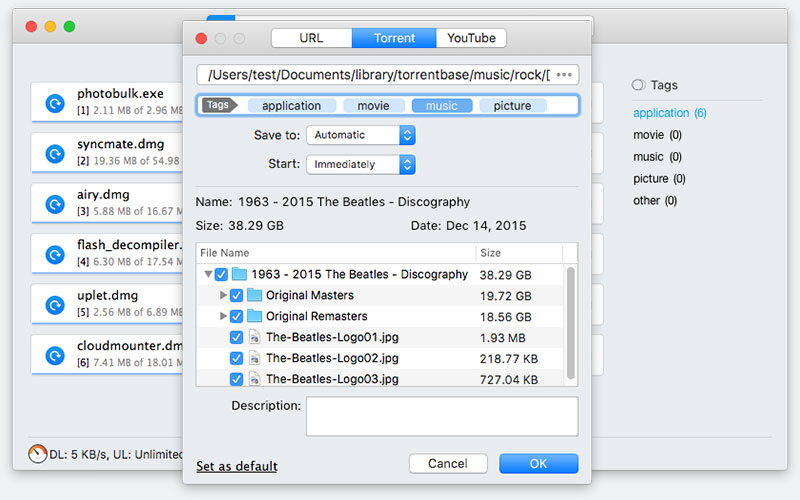 Torrents for mac software